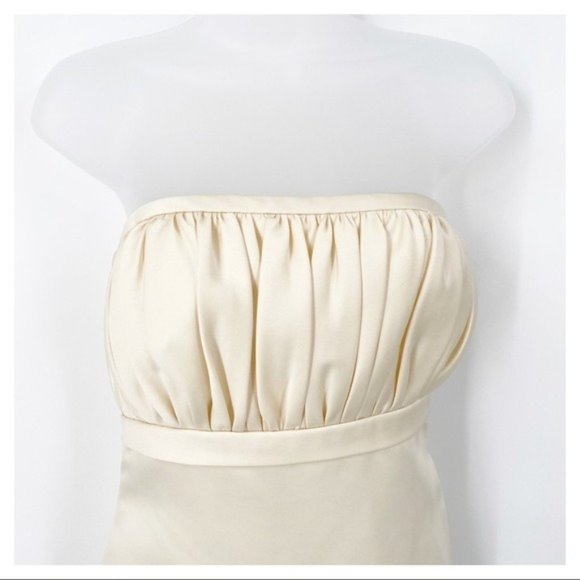 Forever Yours Strapless A Line Mid Length Dress 10 - Picture 2 of 11